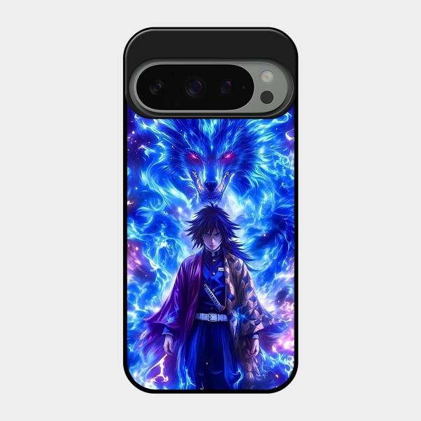 Blue Blade Glass Case Cover For Google Pixel 9 Pro 5G