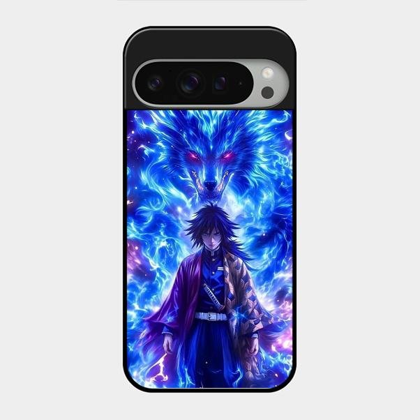 Blue Blade Glass Case Cover For Google Pixel 9 Pro Xl
