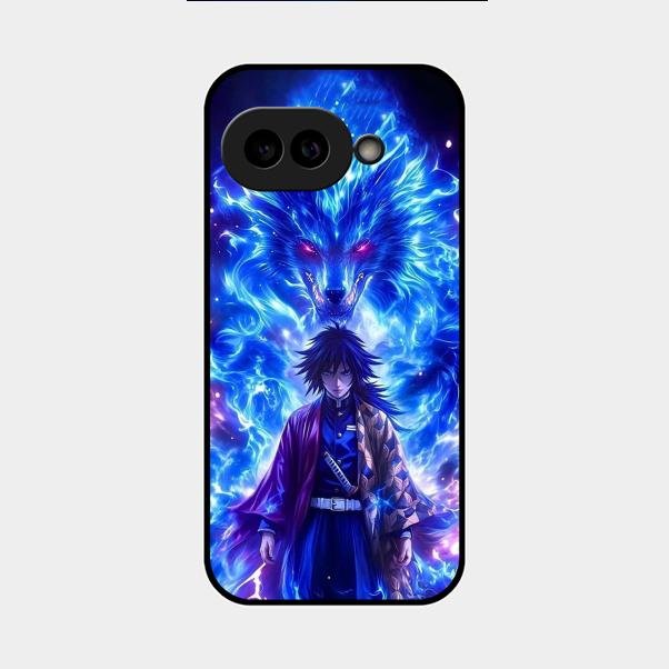 Blue Blade Glass Case Cover For Google Pixel 9A 5G