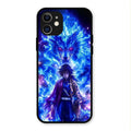 Blue Blade Glass Case Cover For iPhone 12