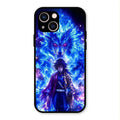 Blue Blade Glass Case Cover For iPhone 13