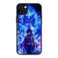 Blue Blade Glass Case Cover For iPhone 14 Plus