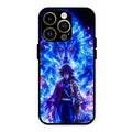 Blue Blade Glass Case Cover For iPhone 14 Pro