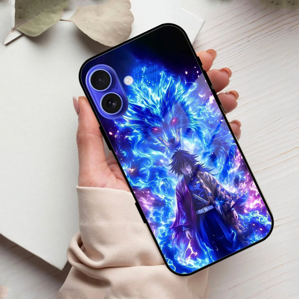 Blue Blade Glass Case Cover For iPhone - ShopOnCliQ