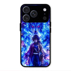 Blue Blade Glass Case Cover For iPhone 17 Pro Max