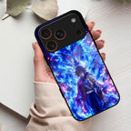 Blue Blade Glass Case Cover For iPhone 17 Pro