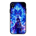 Blue Blade Glass Case Cover For iPhone XR