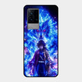 Blue Blade Glass Case Cover For Iqoo 9 5G