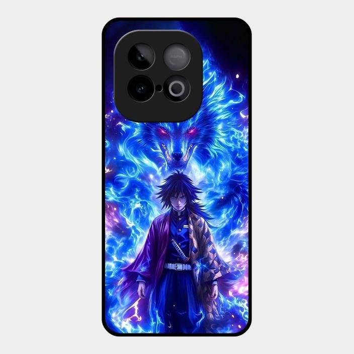 Blue Blade Glass Case Cover For Iqoo Neo 10 5G