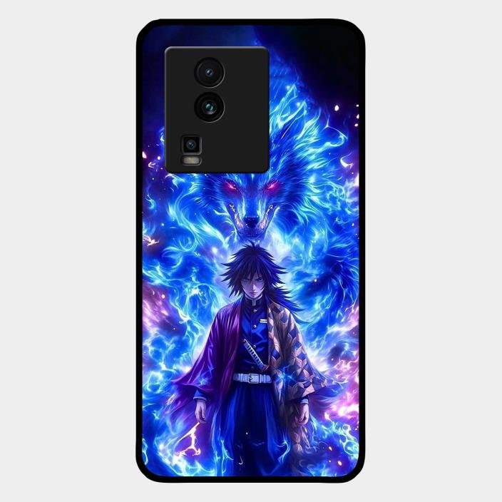 Blue Blade Glass Case Cover For Iqoo Neo 7 Pro 5G