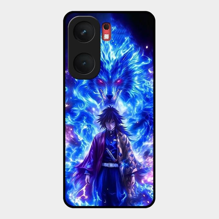Blue Blade Glass Case Cover For Iqoo Neo 9 Pro 5G