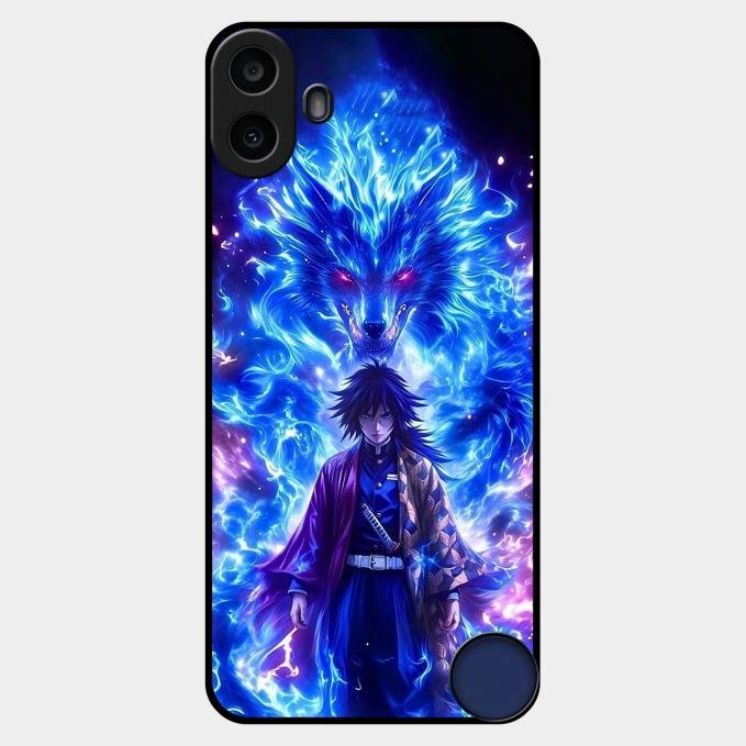 Blue Blade Glass Case Cover For Nothing Cmf Phone 1