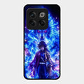 Blue Blade Glass Case Cover For Oneplus 10T 5G