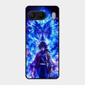 Blue Blade Glass Case Cover For Oneplus Nord 4 5G