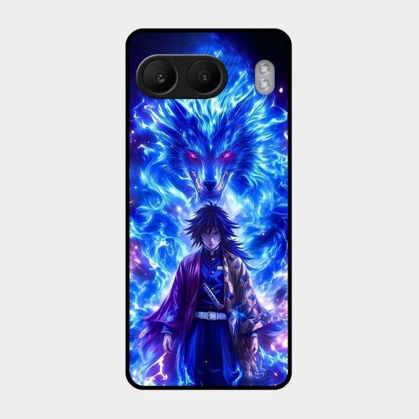 Blue Blade Glass Case Cover For Oneplus Nord 4 5G