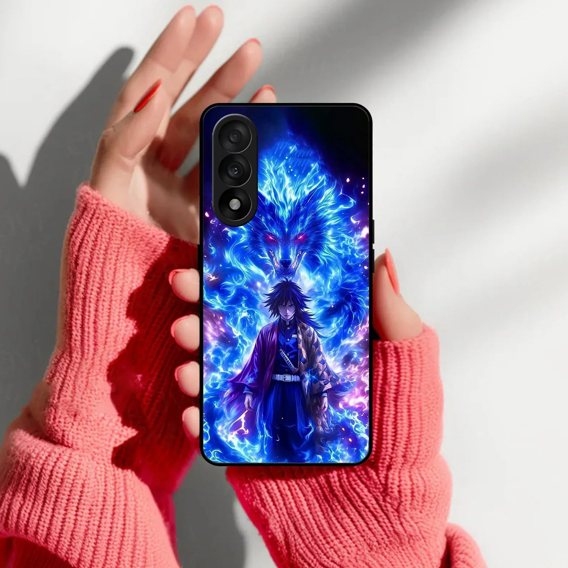 Blue Blade Glass Case Cover For OnePlus - ShopOnCliQ