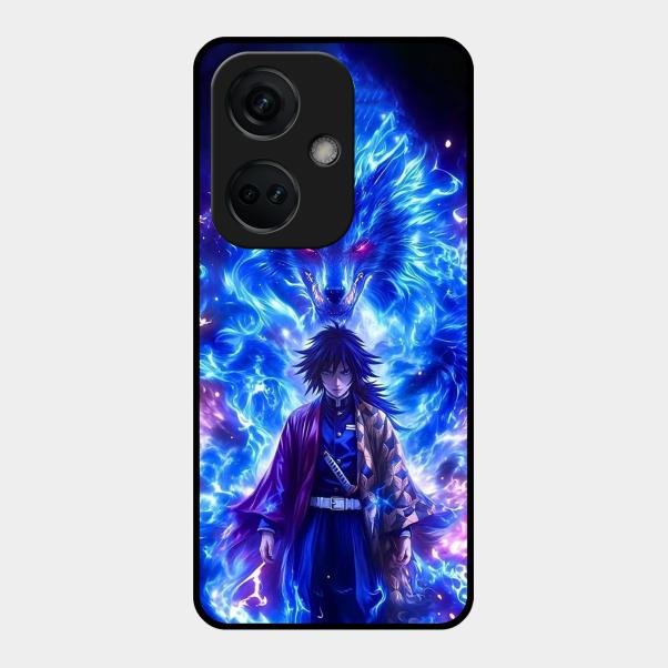 Blue Blade Glass Case Cover For Oneplus Nord Ce 3 5G