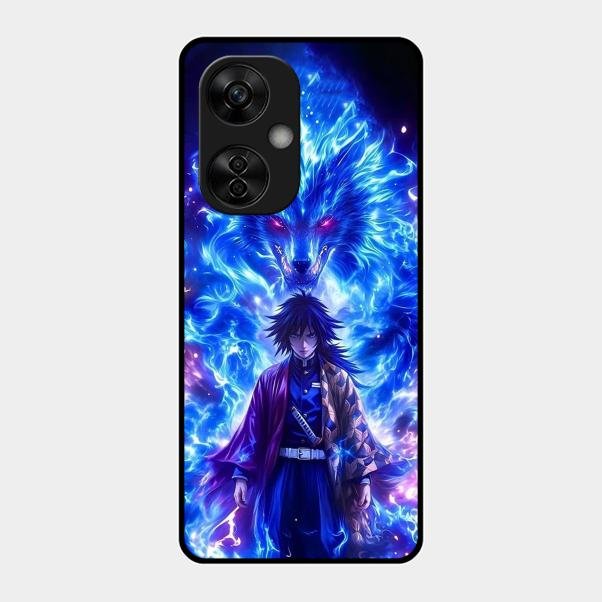 Blue Blade Glass Case Cover For Oneplus Nord Ce 3 Lite 5G