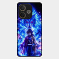 Blue Blade Glass Case Cover For Oppo A5 Pro 5G