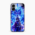 Blue Blade Glass Case Cover For Oppo A6X 5G