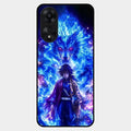 Blue Blade Glass Case Cover For Oppo A78 5G