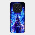Blue Blade Glass Case Cover For Oppo F29 5G