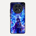 Blue Blade Glass Case Cover For Oppo F31 Pro Plus 5G