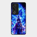 Blue Blade Glass Case Cover For Oppo K12X 5G