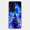 Blue Blade Glass Case Cover For Oppo Reno 10 Pro Plus 5G