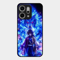 Blue Blade Glass Case Cover For Oppo Reno 14 Pro 5G