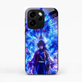 Blue Blade Glass Case Cover For Oppo Reno 15C 5G