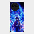 Blue Blade Glass Case Cover For Realme 11 5G
