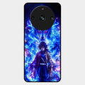 Blue Blade Glass Case Cover For Realme 11 Pro Plus 5G