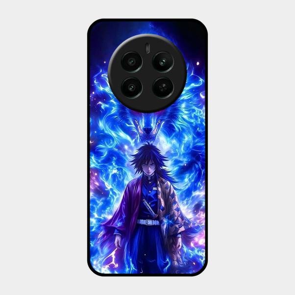 Blue Blade Glass Case Cover For Realme 12 Plus 5G