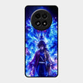 Blue Blade Glass Case Cover For Realme 13 5G