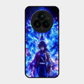 Blue Blade Glass Case Cover For Realme 14 Pro 5G