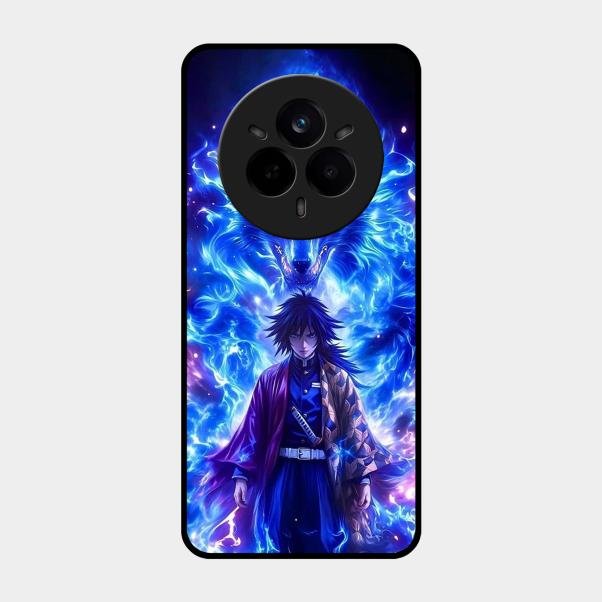 Blue Blade Glass Case Cover For Realme 14 Pro Plus 5G