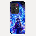 Blue Blade Glass Case Cover For Realme 15X 5G