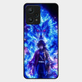 Blue Blade Glass Case Cover For Realme 9 Pro 5G