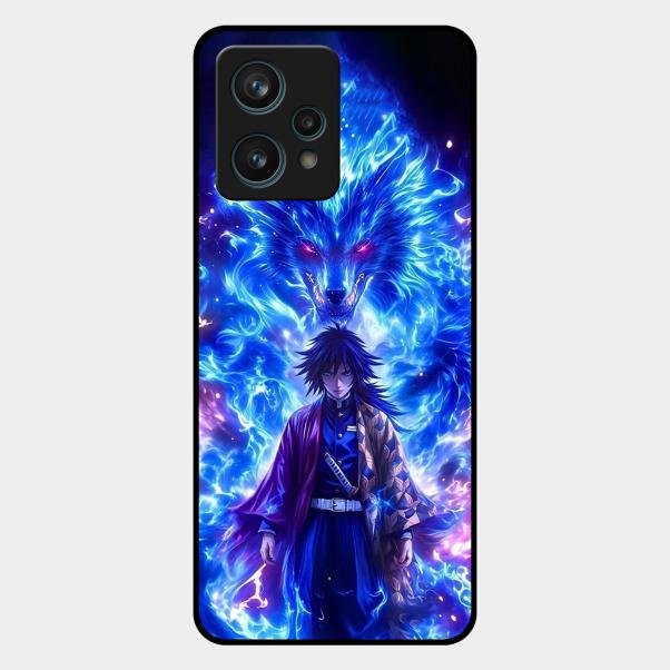 Blue Blade Glass Case Cover For Realme 9 Pro Plus 5G