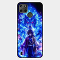 Blue Blade Glass Case Cover For Realme C25Y