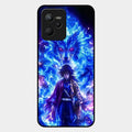 Blue Blade Glass Case Cover For Realme C35