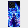 Blue Blade Glass Case Cover For Realme C53