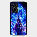 Blue Blade Glass Case Cover For Realme C55
