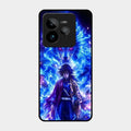 Blue Blade Glass Case Cover For Realme Gt 7 Pro