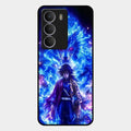 Blue Blade Glass Case Cover For Realme P3 Lite 5G