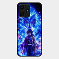 Blue Blade Glass Case Cover For Redmi 12 5G