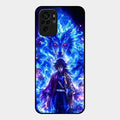 Blue Blade Glass Case Cover For Redmi Note 10