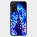 Blue Blade Glass Case Cover For Redmi Note 11 Pro Plus 5G