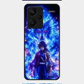 Blue Blade Glass Case Cover For Redmi Note 13 Pro Plus 5G